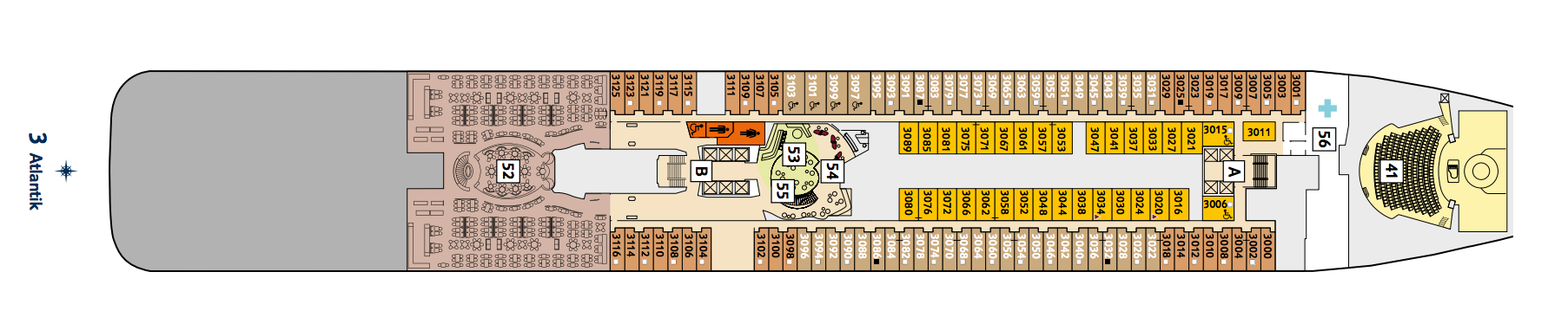 TUI Cruises Mein Schiff 5 Deck Plans Deck 1.png